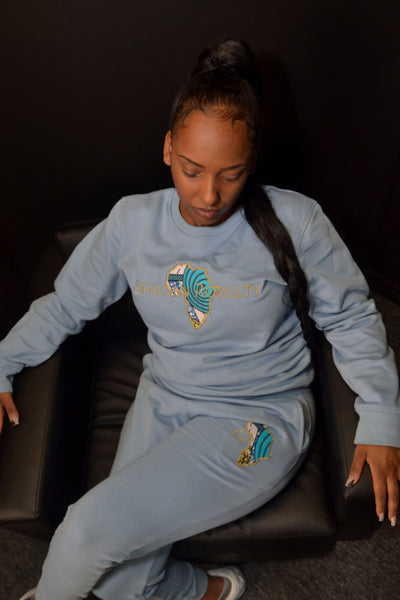 African Royalty Forever Jogger (BABY BLUE)