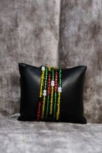 Load image into Gallery viewer, Green symbolizes agriculture, red for zeal, white for rivers, gold for mineral wealth, and black for resilience in the Guyanese flag