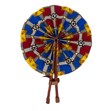 Load image into Gallery viewer, Ankara Handcrafted Fan