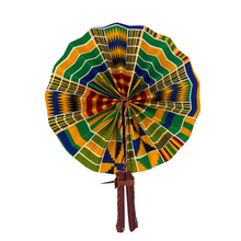 Load image into Gallery viewer, Ankara Handcrafted Fan