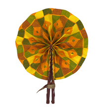 Load image into Gallery viewer, Ankara Handcrafted Fan