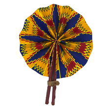 Load image into Gallery viewer, Ankara Handcrafted Fan