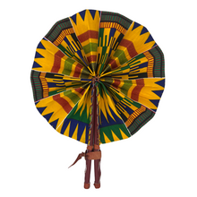Load image into Gallery viewer, Ankara Handcrafted Fan