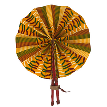 Load image into Gallery viewer, Ankara Handcrafted Fan