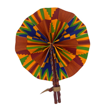 Load image into Gallery viewer, Ankara Handcrafted Fan