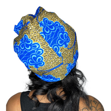 Load image into Gallery viewer, Satin Lined African Print Turban