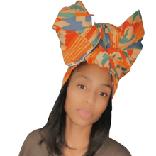 Load image into Gallery viewer, Kente Print Head Wraps