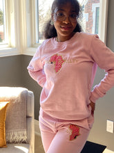 Load image into Gallery viewer, African Royalty Forever Crew Neck (Light Pink)
