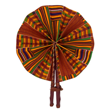 Load image into Gallery viewer, Kente Handcrafted Fan
