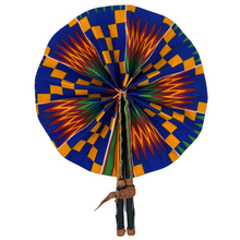 Load image into Gallery viewer, Kente Handcrafted Fan
