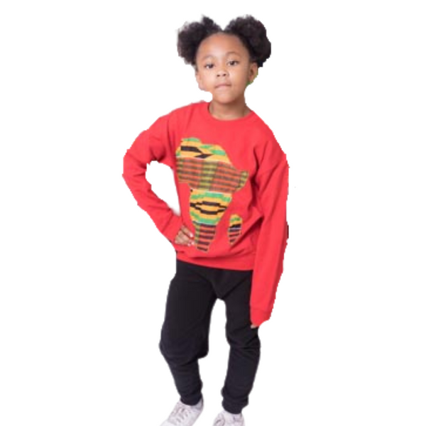 'Africa' Statement Sweater Youth Unisex